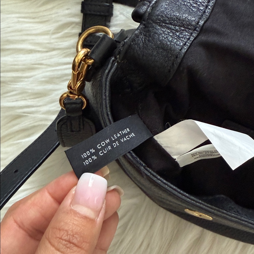 Marc by Marc Jacobs Natasha Black Leather Crossbody Bag - Picture 11 of 16